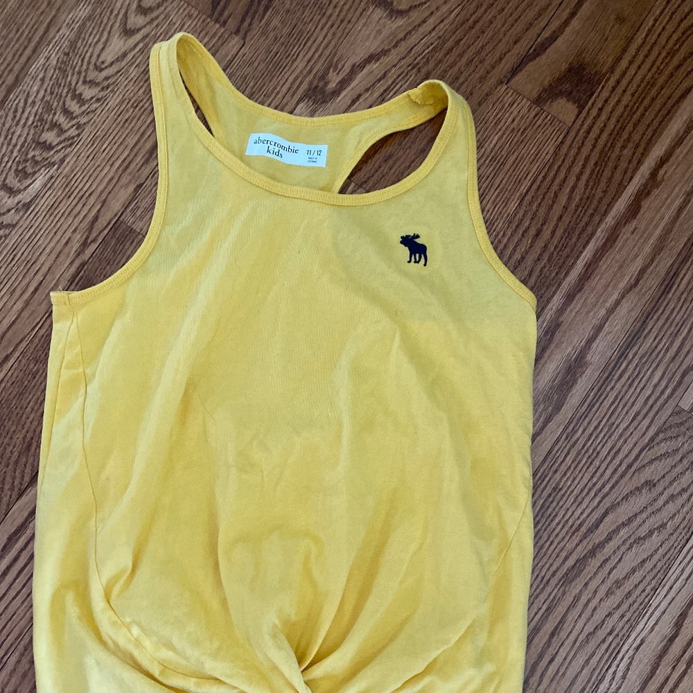Abercrombie kids yellow tank